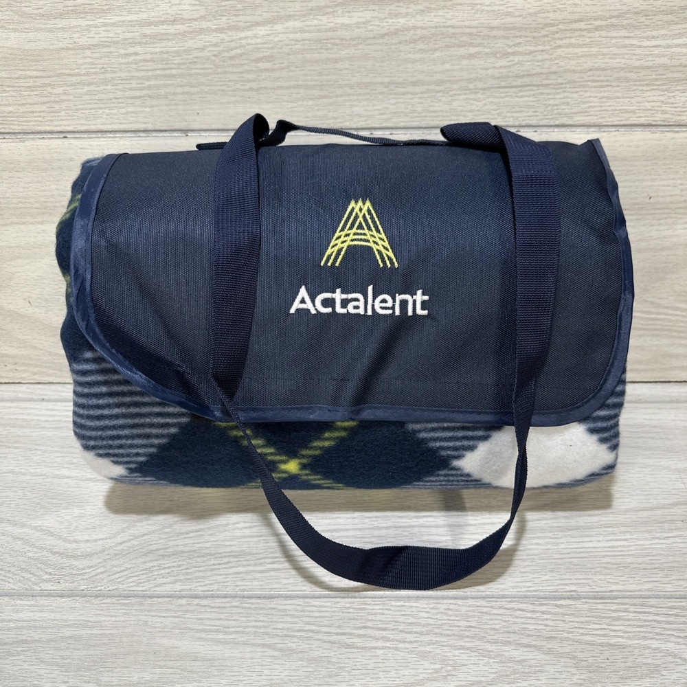 Travel Picnic Beach Camping Fleece Blanket Carry Strap‎ *Unknown Size*